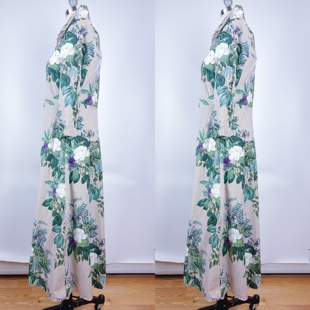 Zara Striped And Floral Print Tunic Shirt Dress
Size Large - Picture 6 of 11